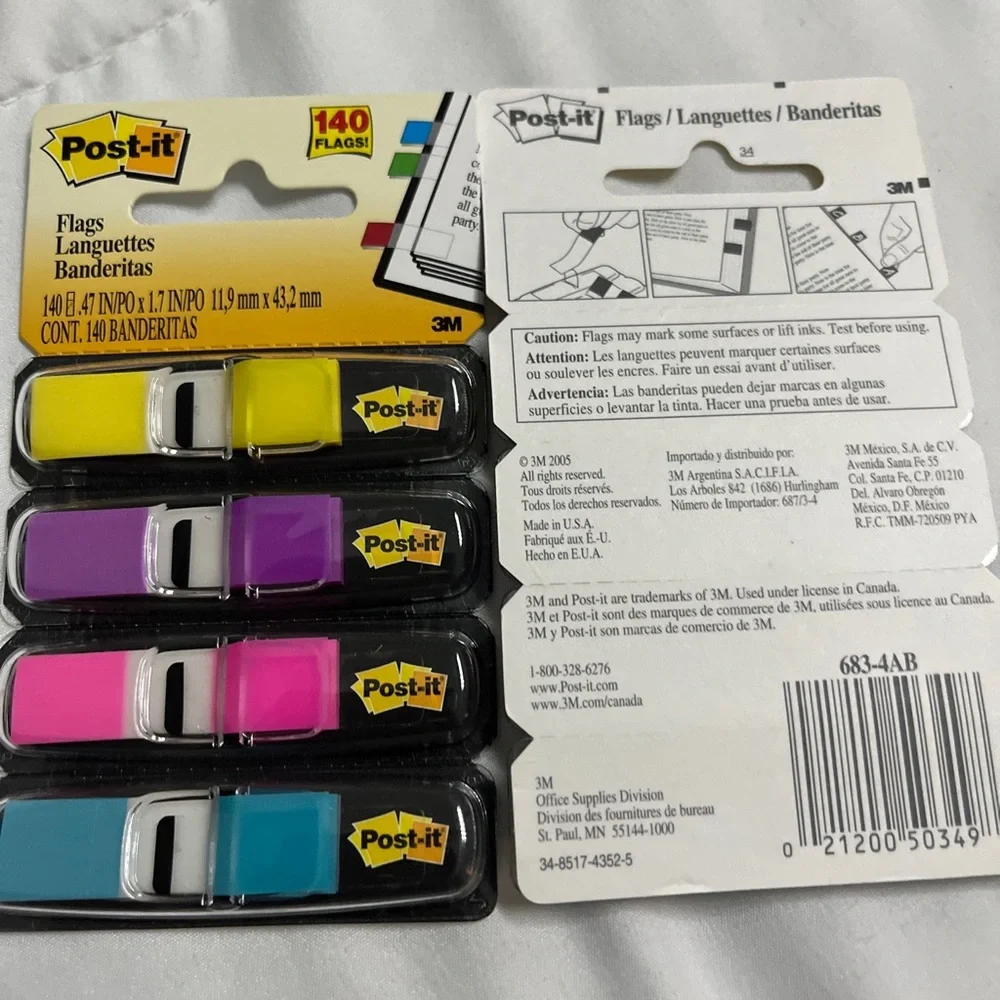 2x Post-It Flags 2 Packs